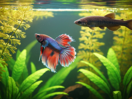 ikan cupang dan ikan channa